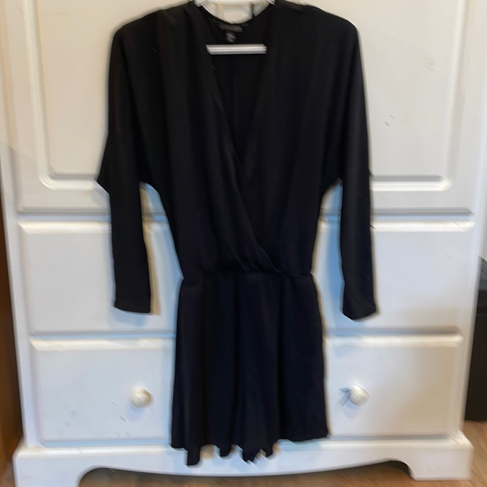 Express long sleeve dressy romper.